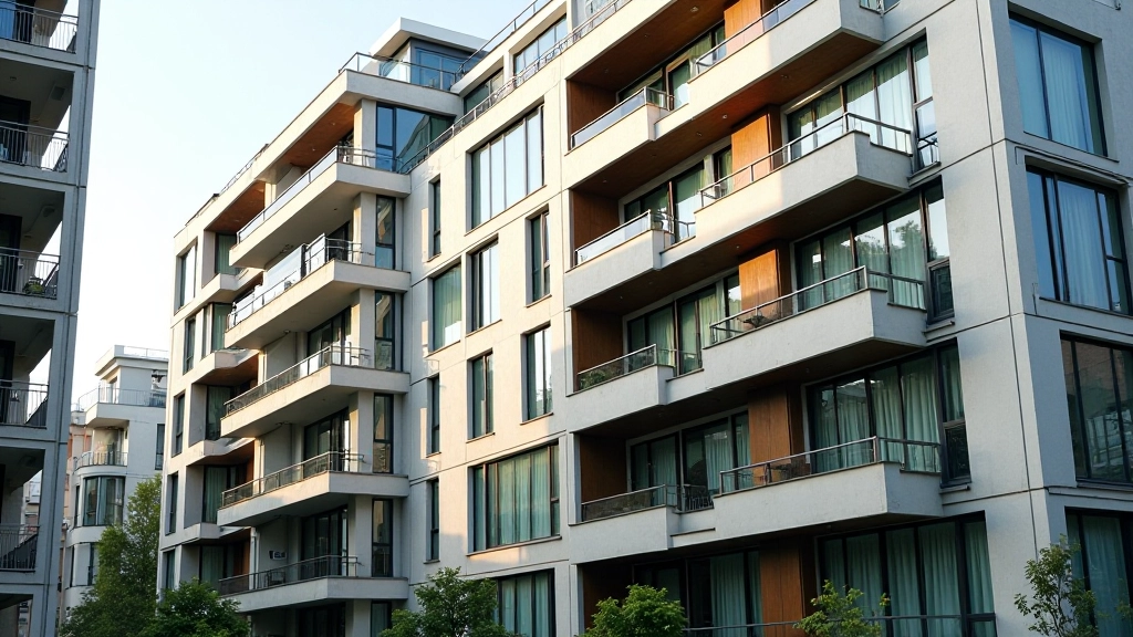 Architettura contemporanea di edificio residenziale nel Navigli con balconate geometriche